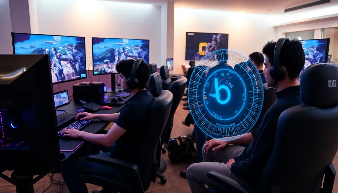 diverse gamers engaged in a PUBG gaming session.