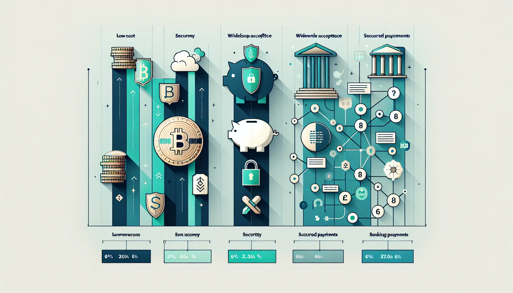 Comparison infographic showing advantages of bank transfers for buying cryptocurrency in the UK.