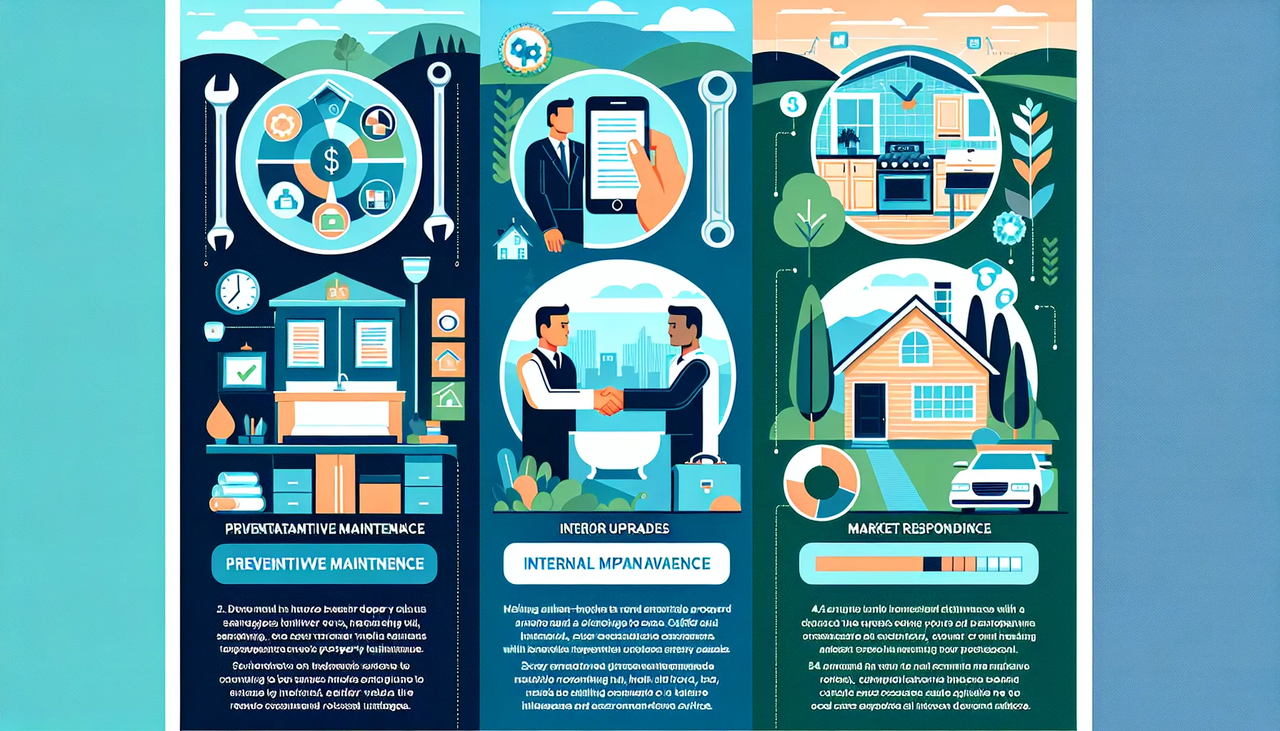 infographic showing strategies to increase Orinda property values