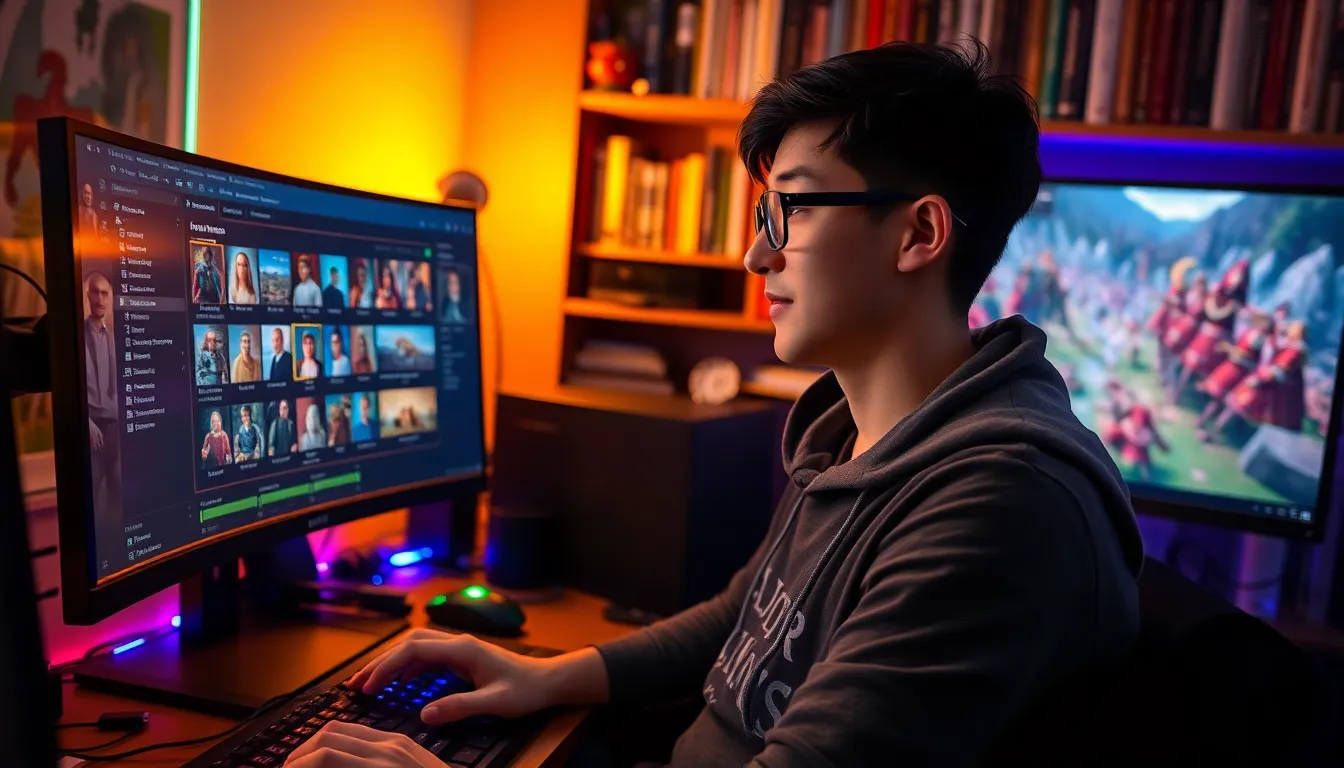 A gamer customizing Crusader Kings II using the CK2Generator tool.