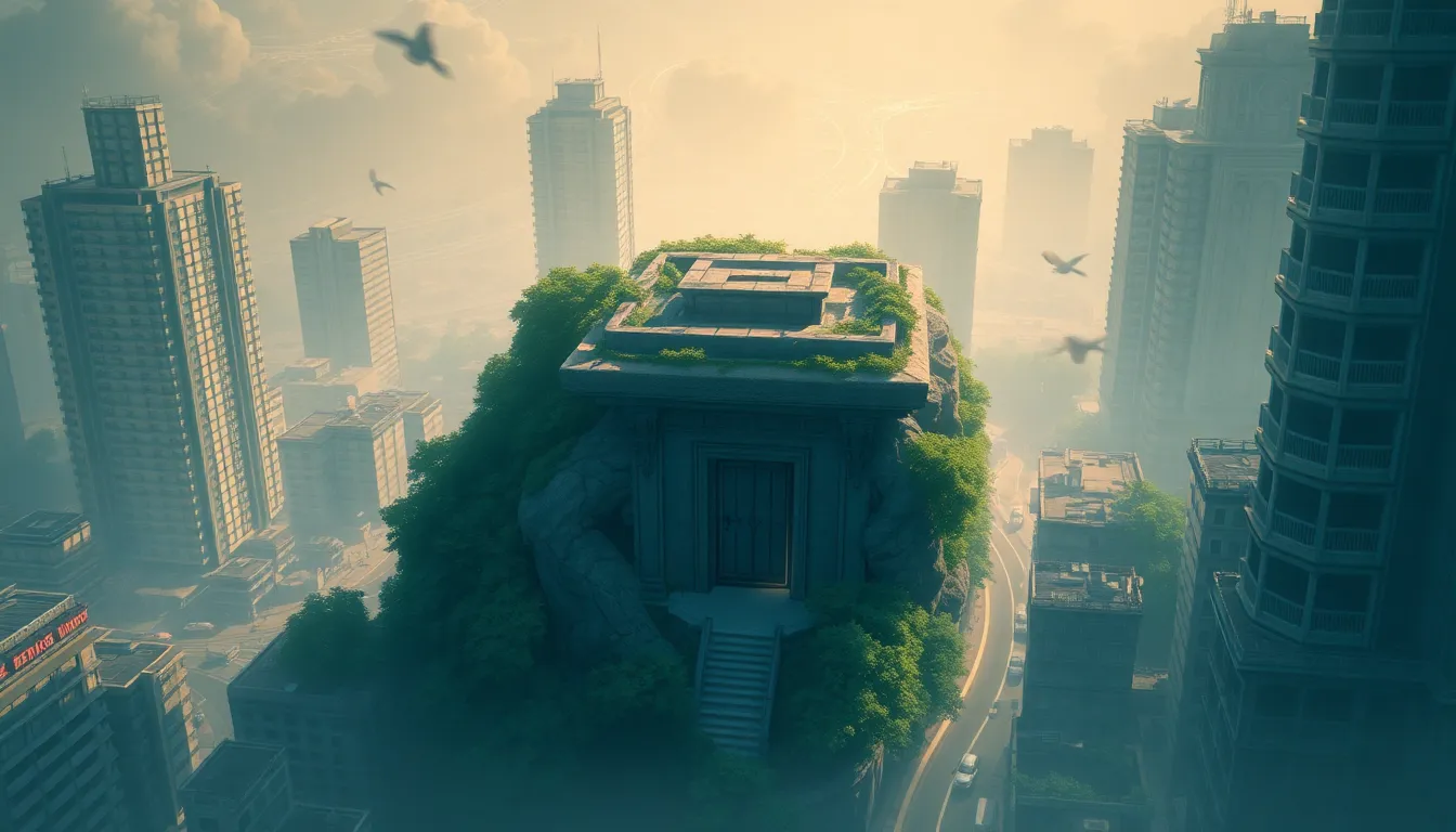 hidden secret room in PUBG's Taego map, showcasing urban and natural elements.