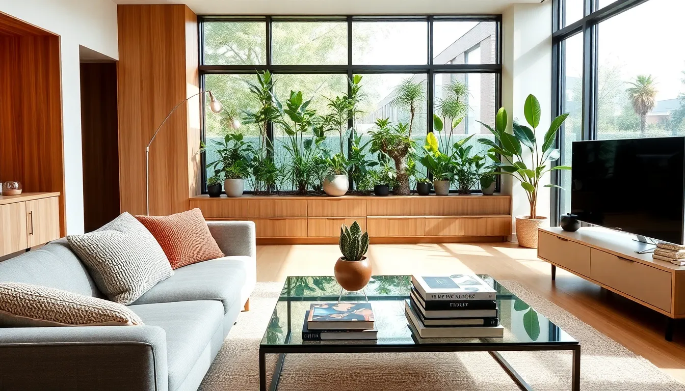 a stylish, minimalist living space reflecting the Redwebzine lifestyle.