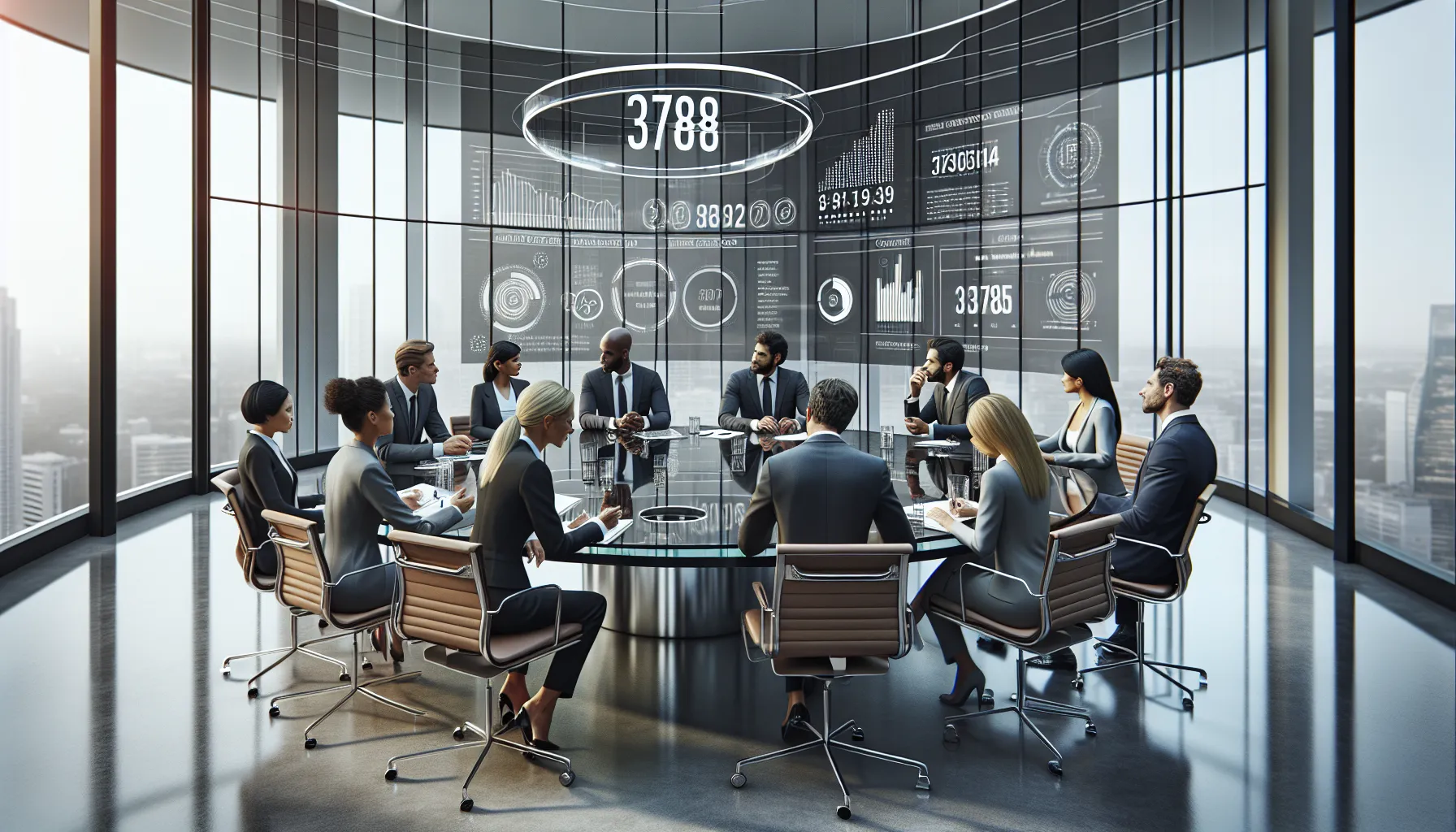 diverse team discussing the significance of the number 3783035189.