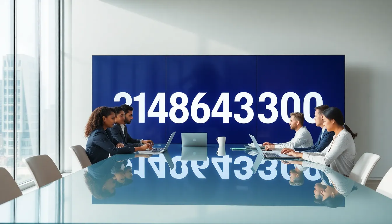 diverse professionals analyzing data in a modern office setting.