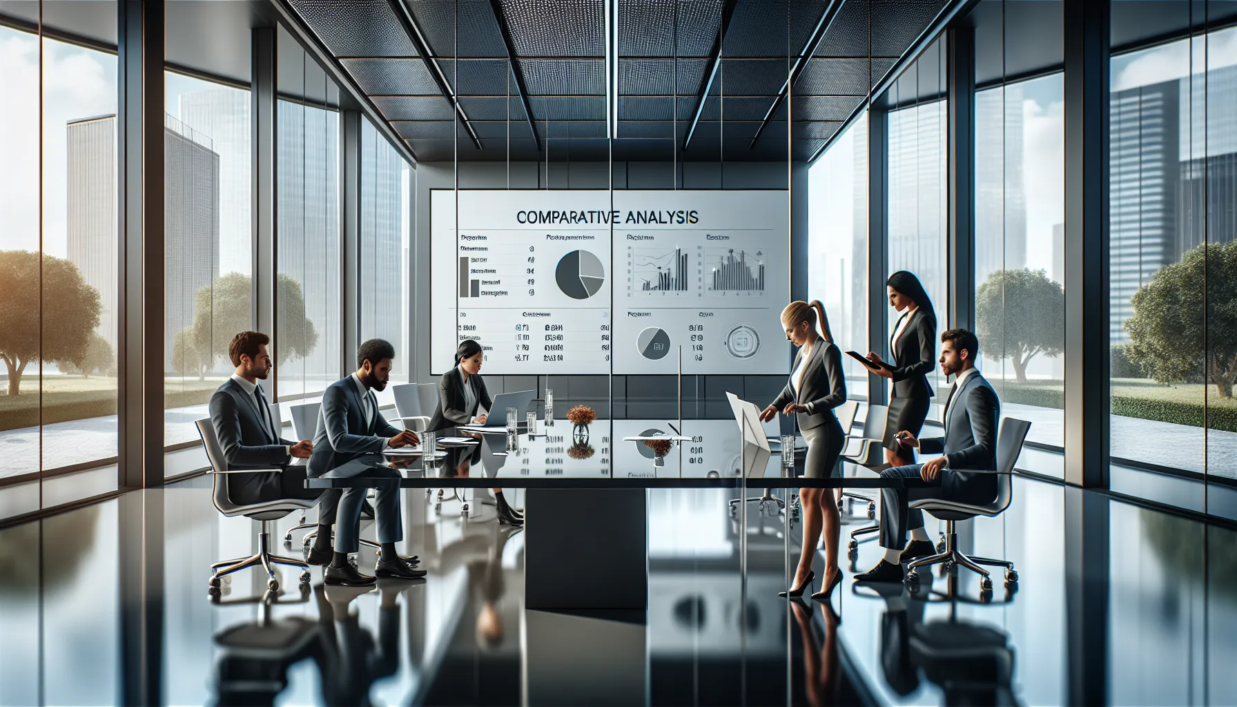 professionals discussing Onnrec01 in a modern office.