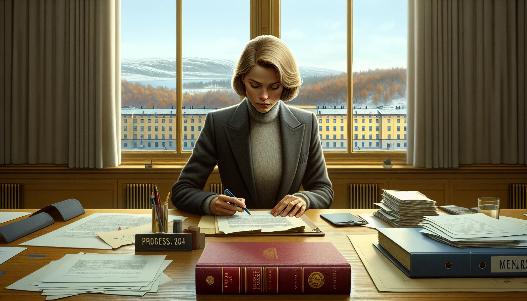 Civil servant drafts regulations with stortinget view, eøs and human rights sources.