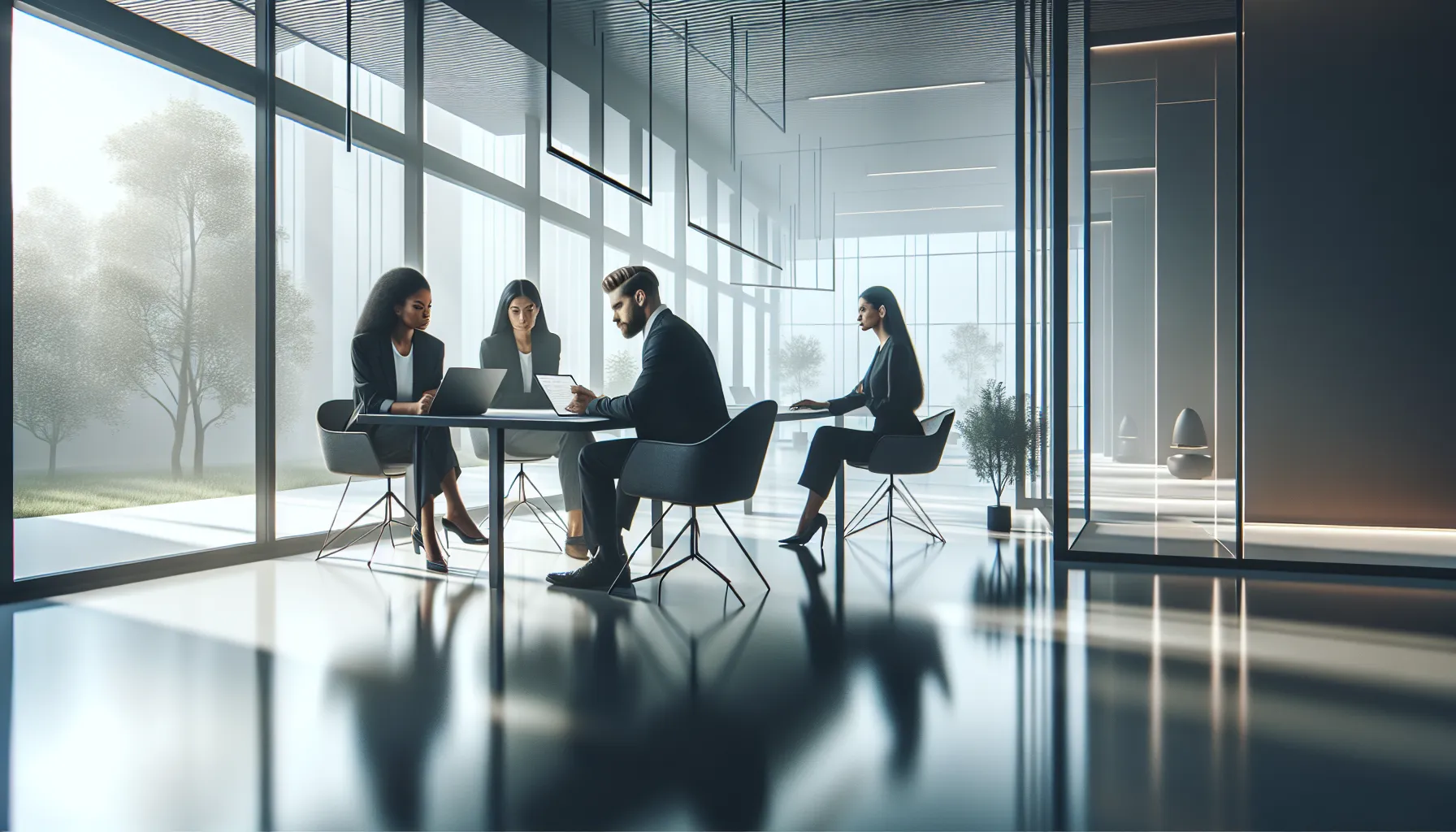 diverse team discussing tactics for handling unknown calls.