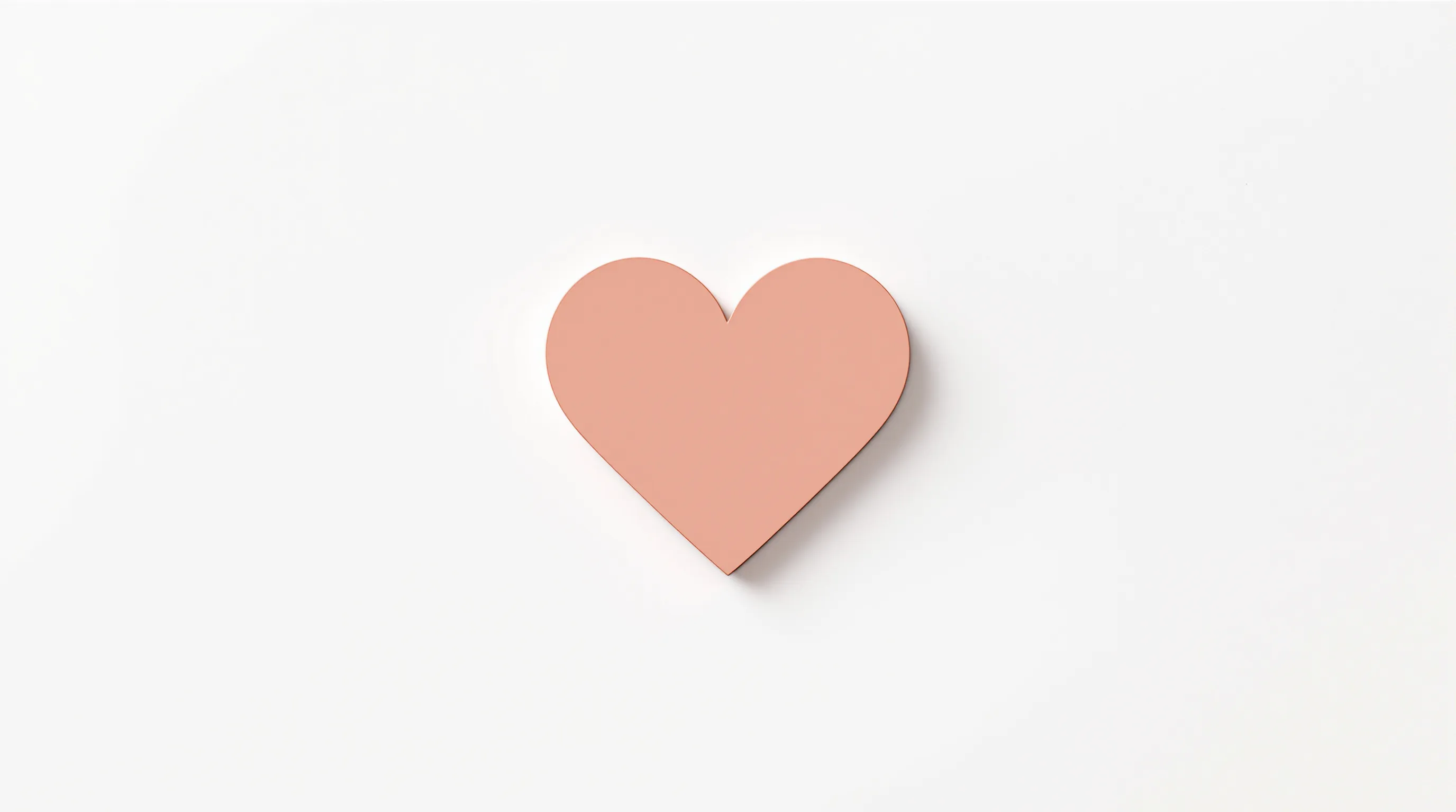 Minimalist heart shape and candle illustration on white background for birthday.