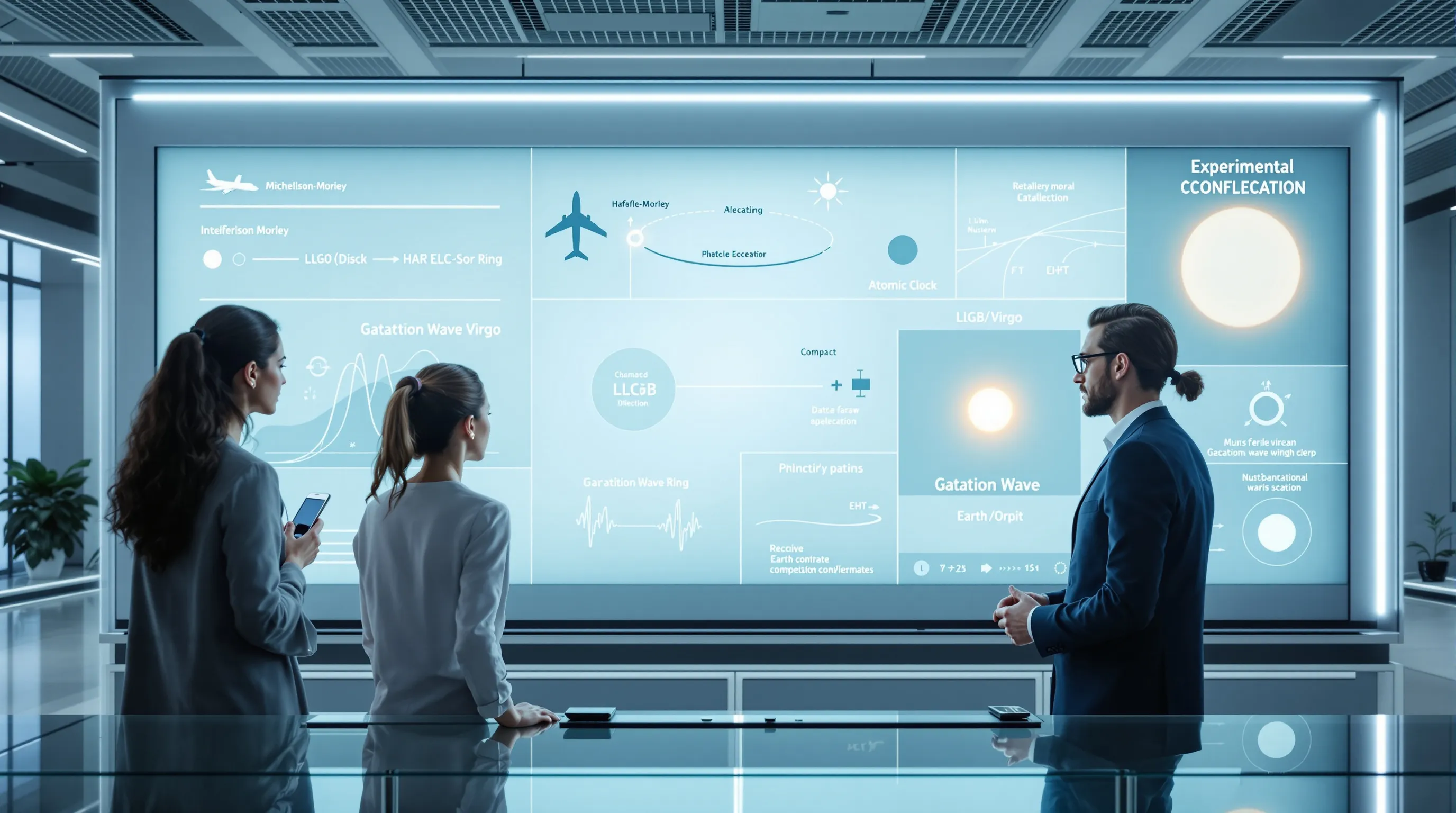 Physicists review sleek dashboard of experiments confirming the theory of relativity.