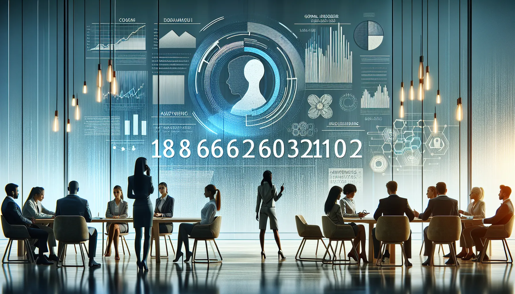 Modern graphic comparing hotline identifiers with a focus on '18666201302'.