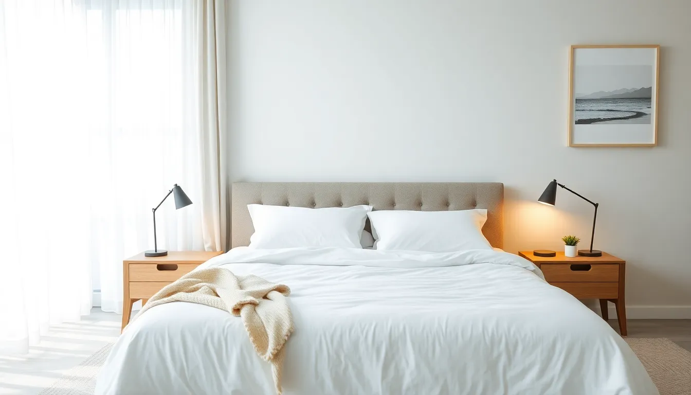 inviting bedroom designed for optimal sleep and relaxation.