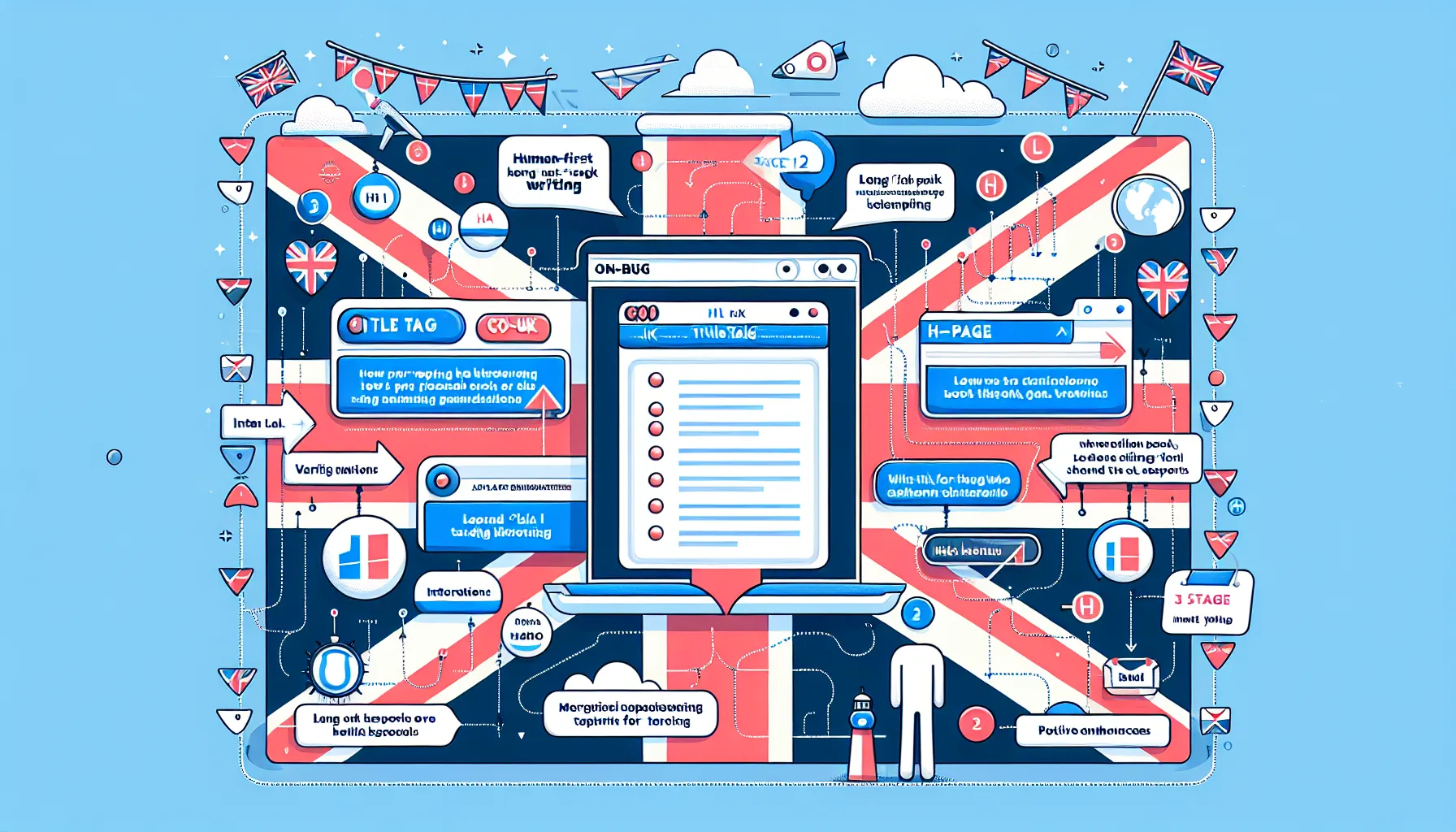 Three-step UK-focused guide to using long-tail keywords in content.