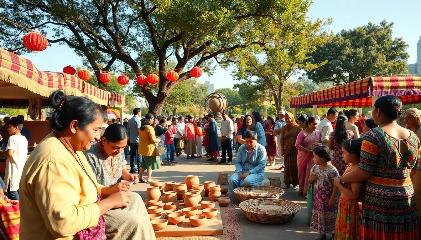 Kdraydink festival with diverse people celebrating culture and traditions.