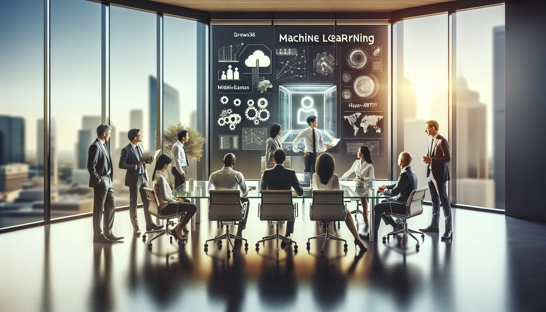 diverse team collaborating in a modern office about Drewser3870 technology.