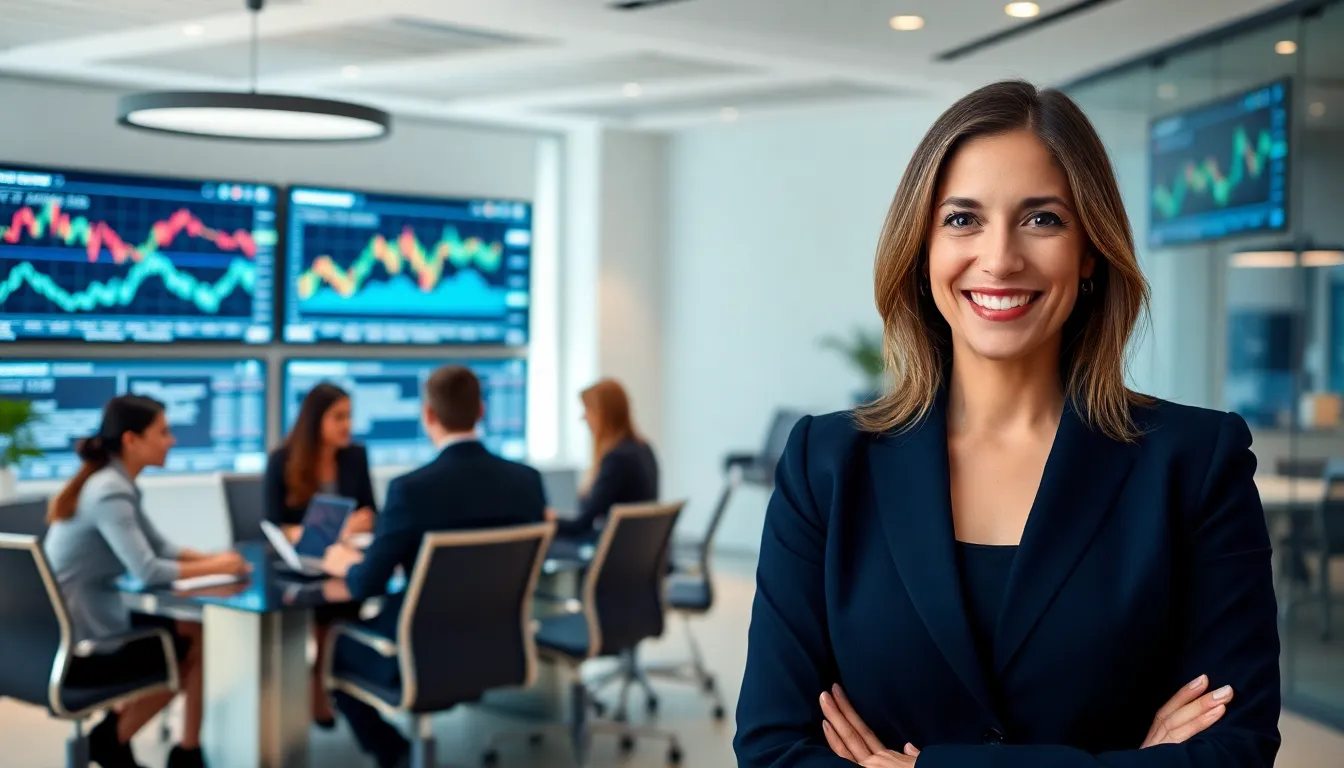 professional portrait of Stacy Klinger in a modern office setting.