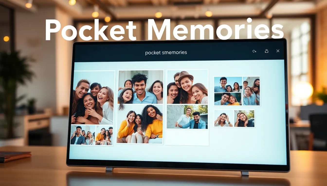 digital scrapbook showcasing cherished moments and memories.