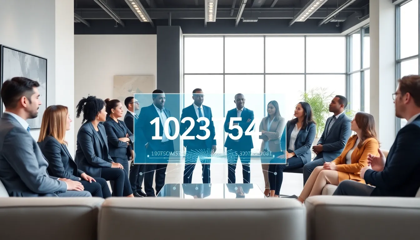 diverse team discussing IP addressing in a modern office.