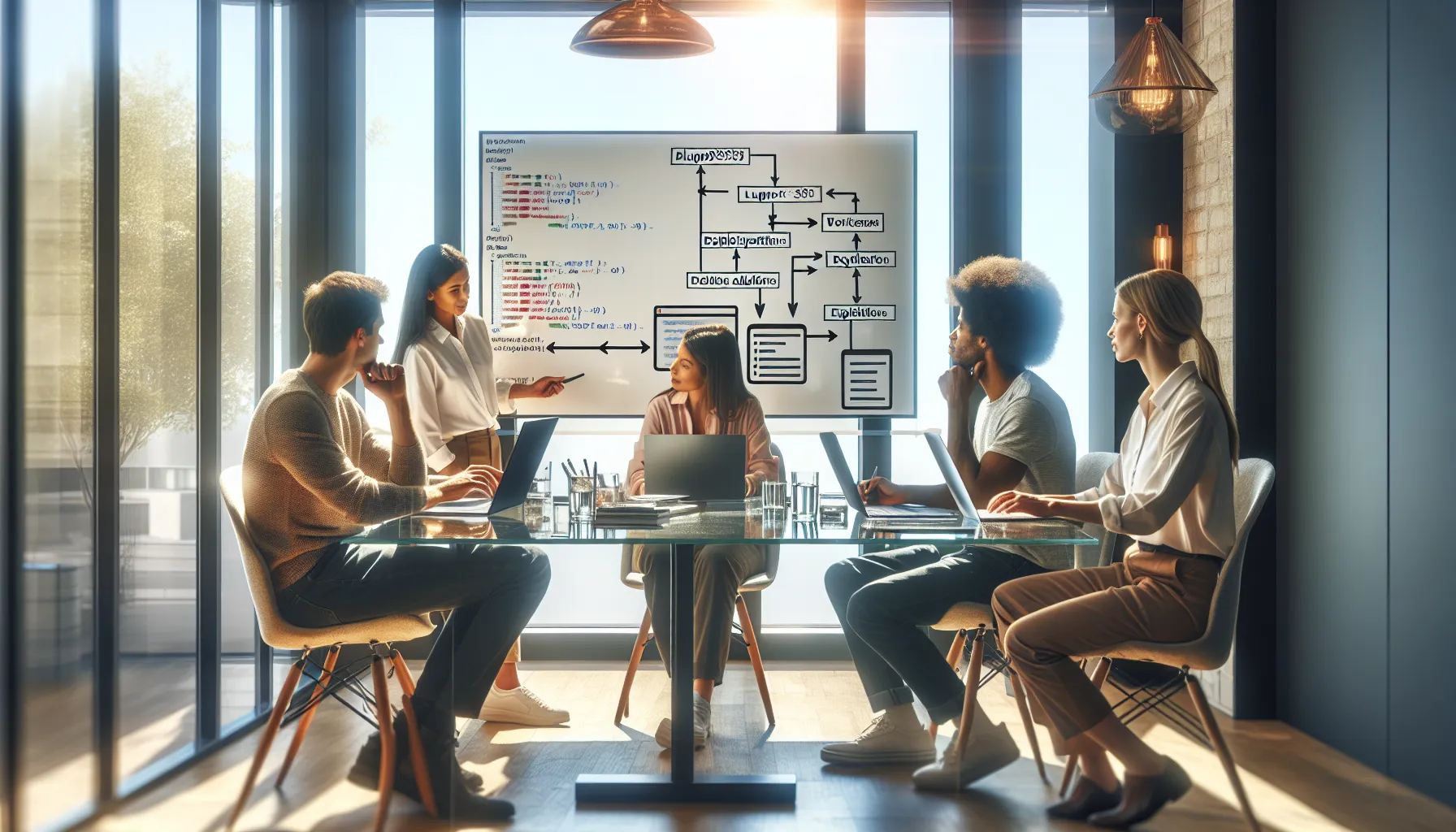 developers collaborating to fix the Klupzo333 bug in a modern office.