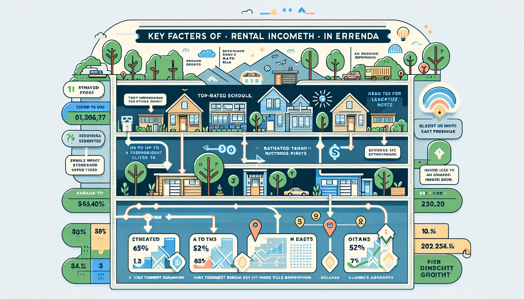 illustration showing drivers of rental income growth in Orinda