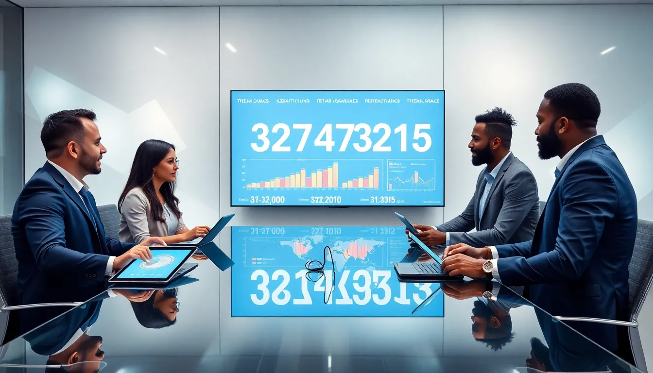 diverse team discussing data identifiers in a modern office.