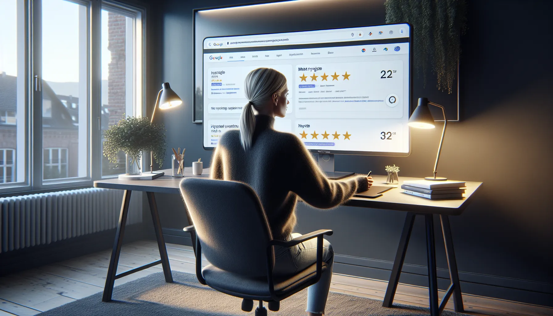 Norwegian marketer analyzes star-rated user reviews boosting seo in google results.