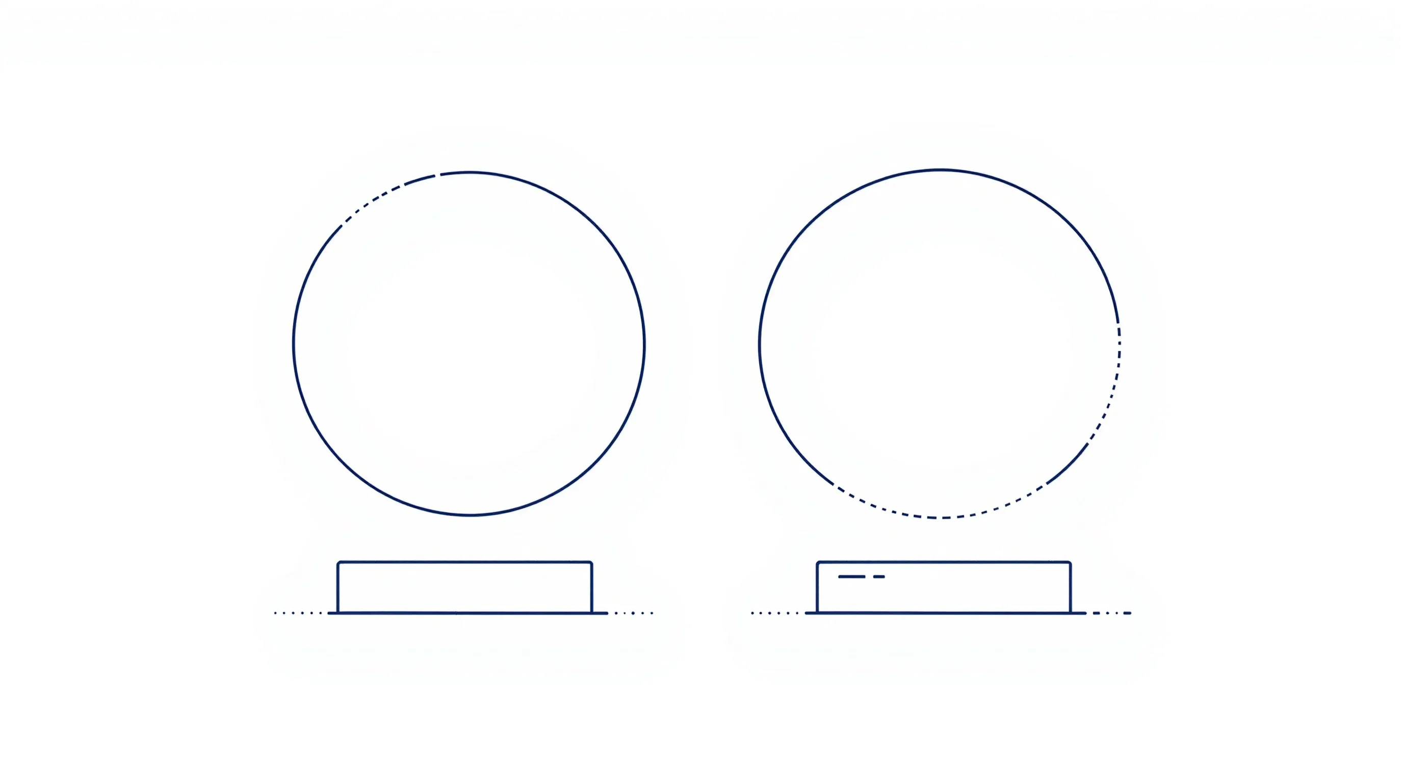 Two geometric shapes representing legal deposit types on simple contract forms.