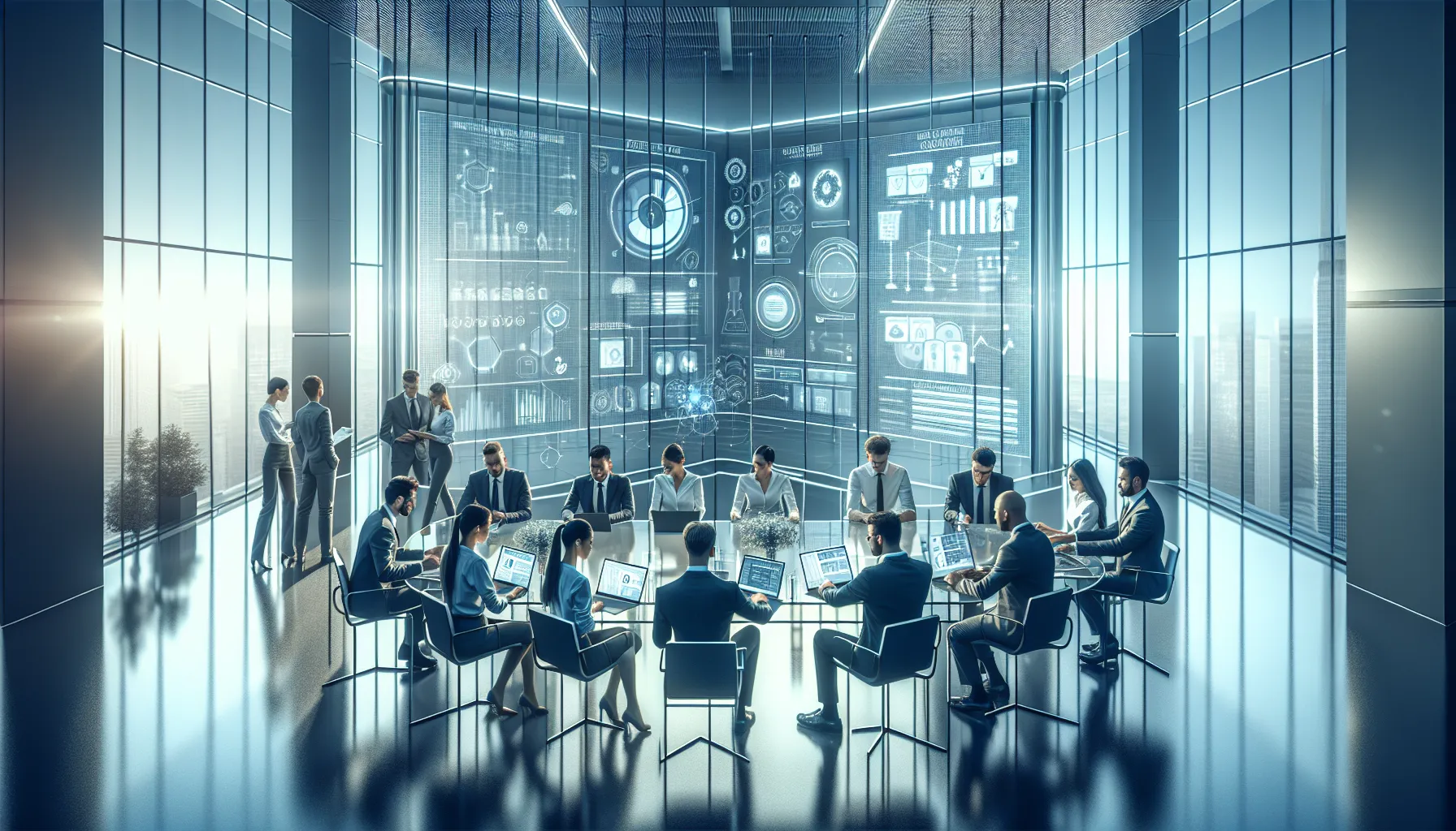 diverse team collaborating on the evolution of the Melanie2W app.