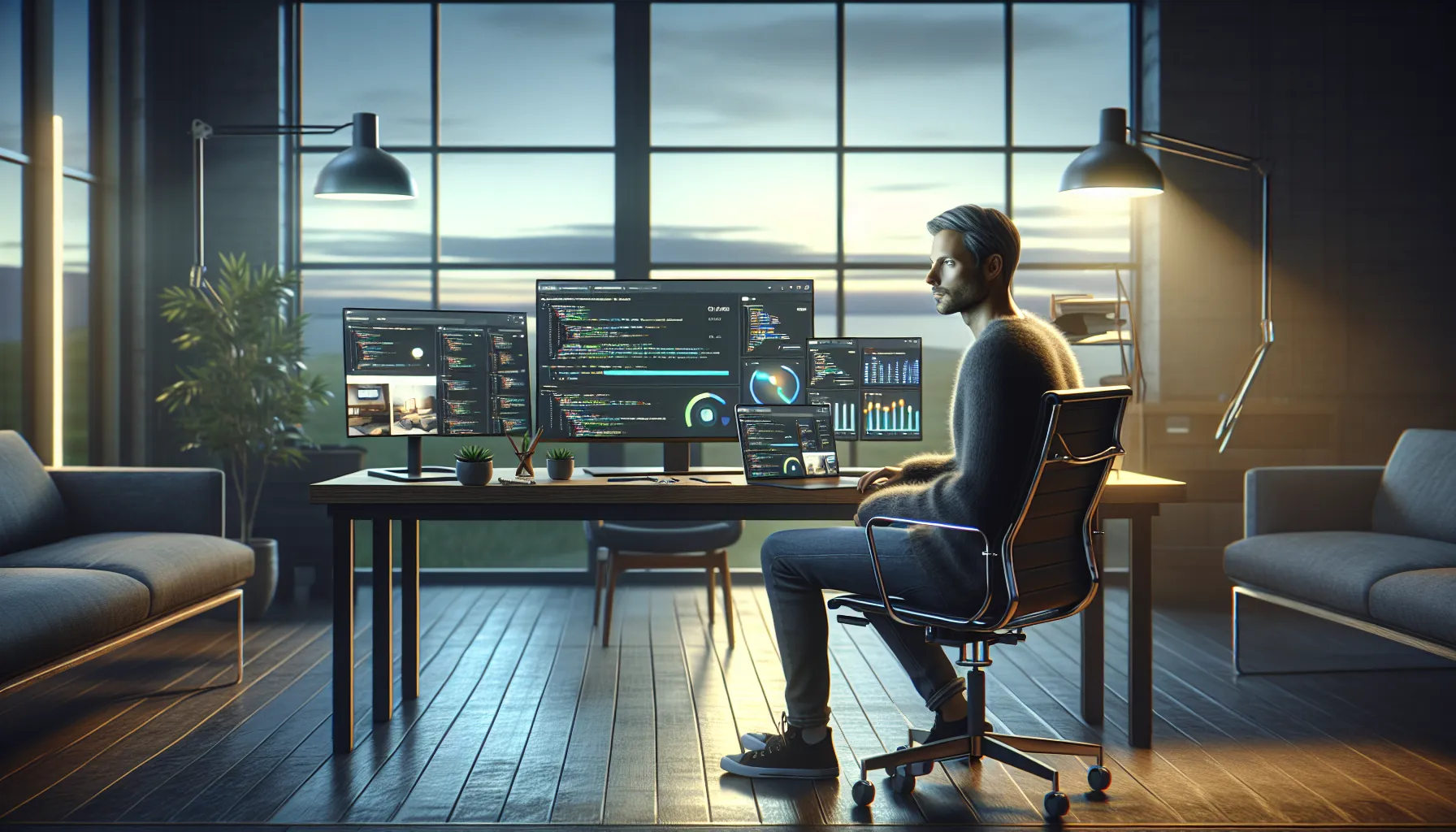 Norwegian web developer optimizing a mobile-friendly website for speed and google lens.