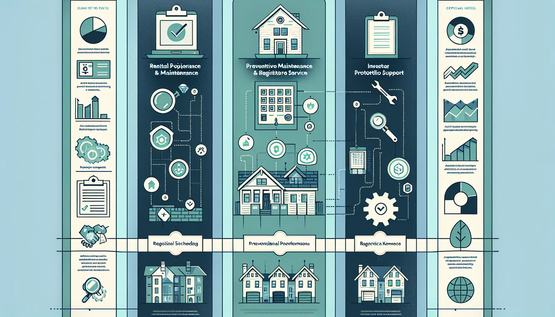 infographic of Orinda maintenance team’s four areas of expertise