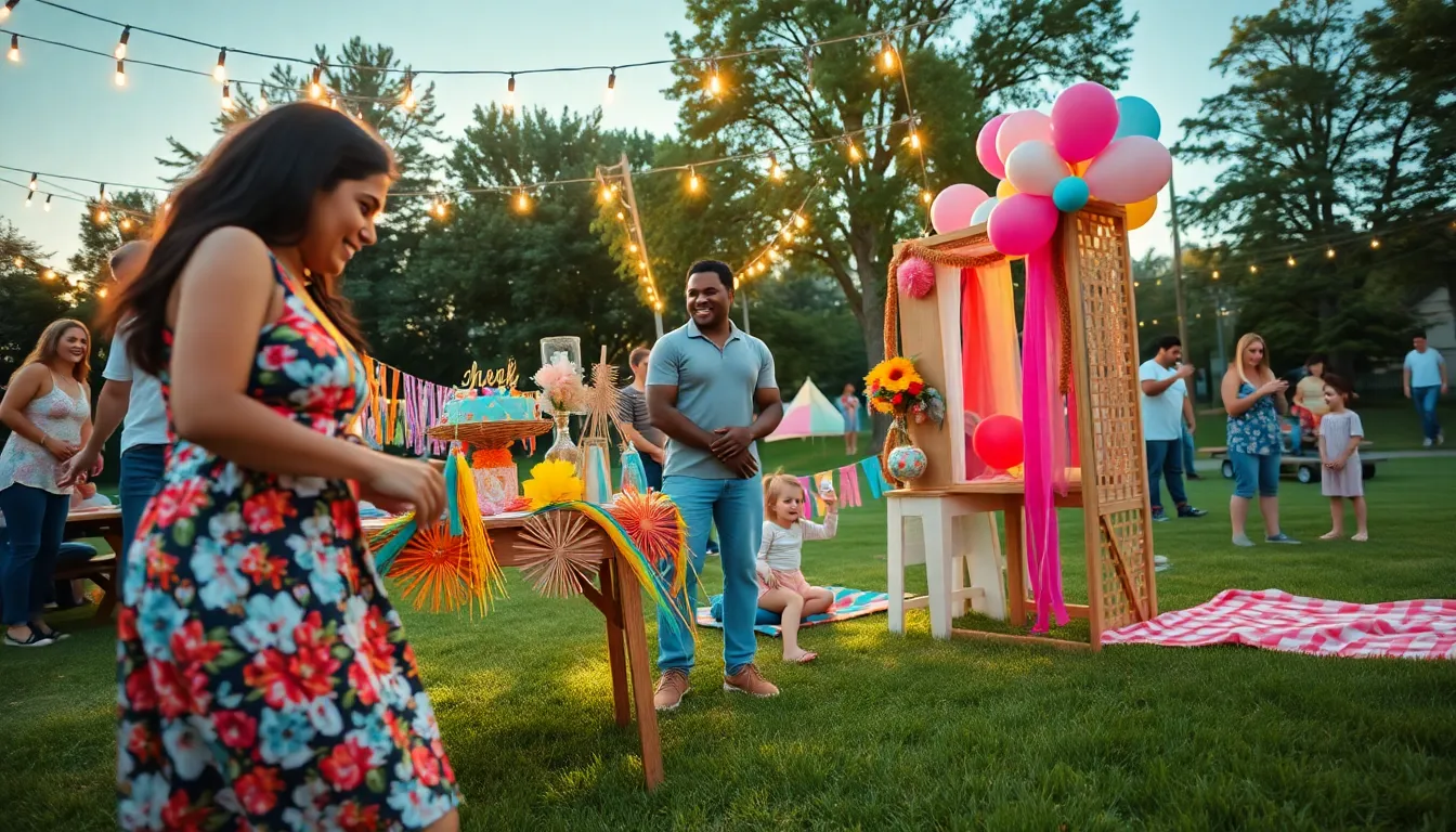 A diverse group enjoying a budget-friendly outdoor event in a park.