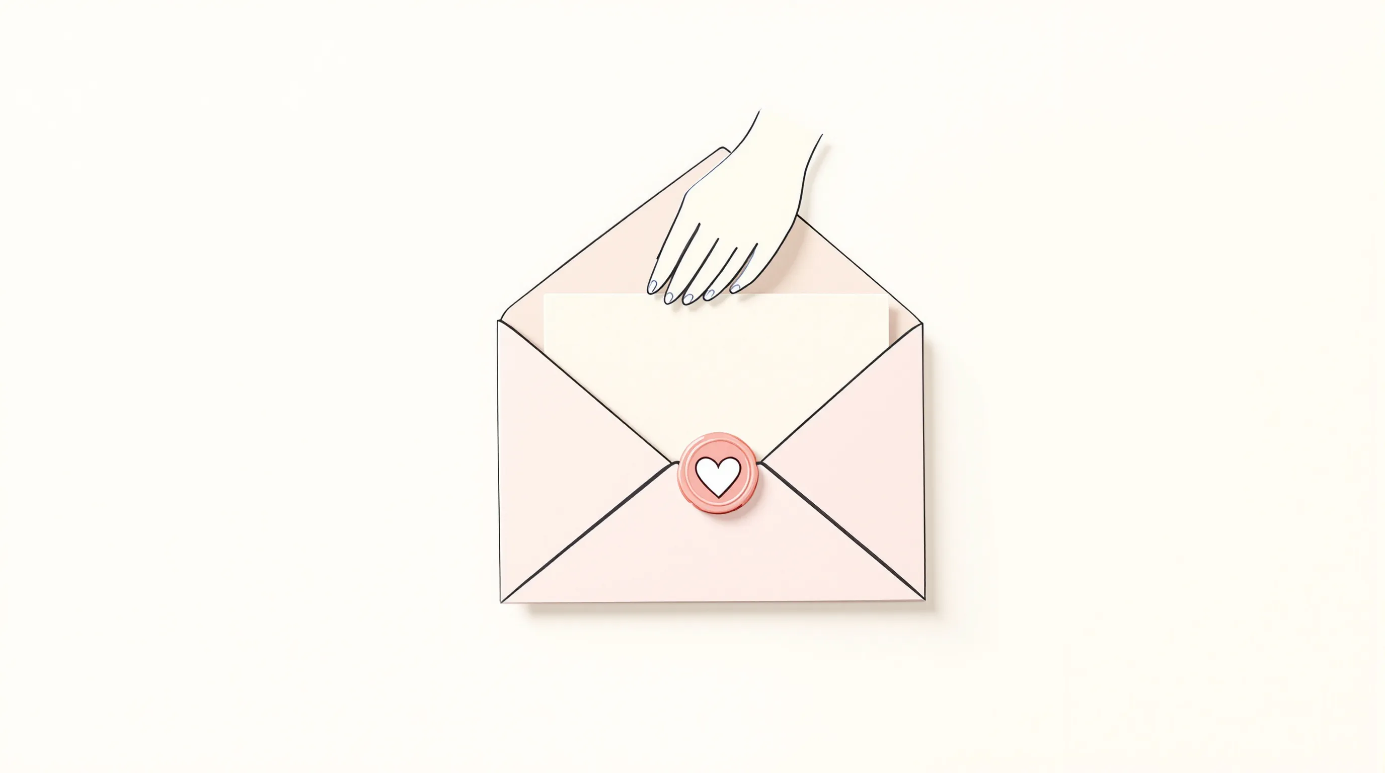 a simple hand holding a heartfelt birthday card for a grandchild