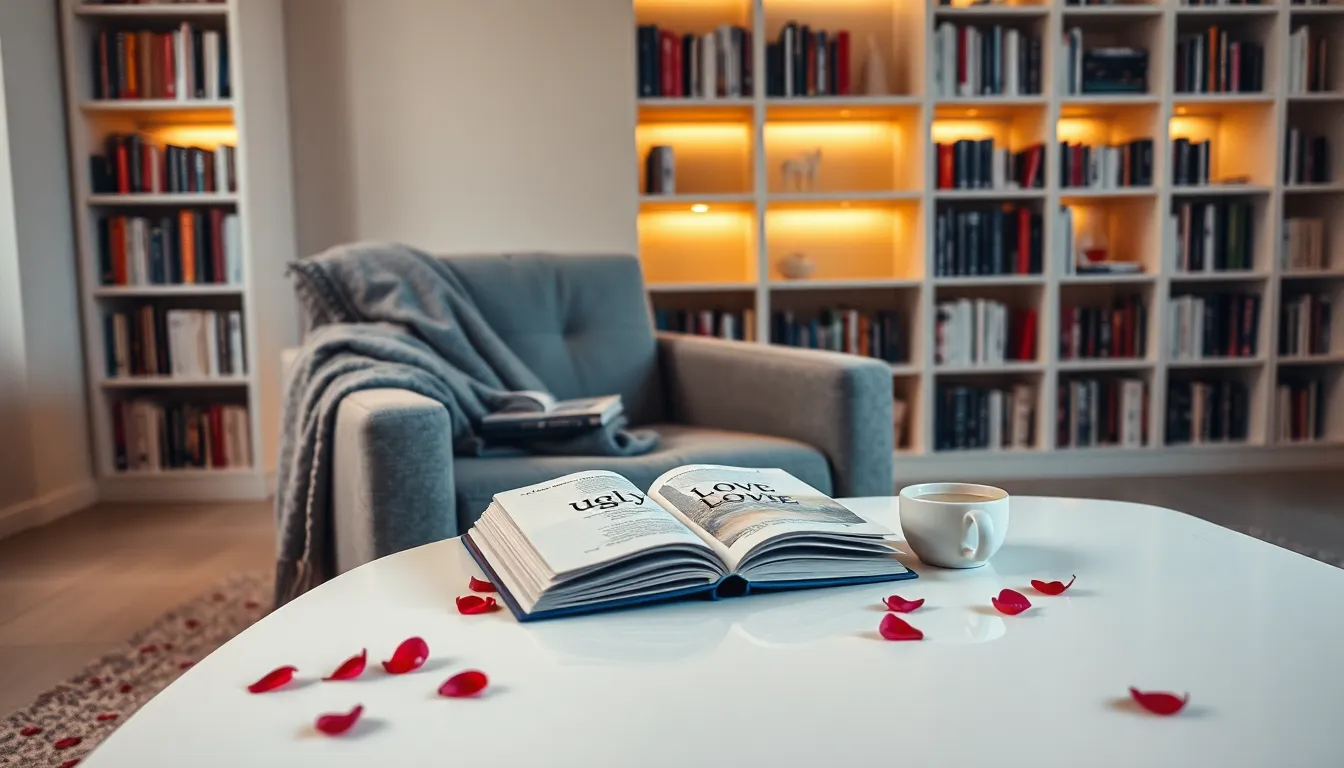 a cozy book nook featuring 