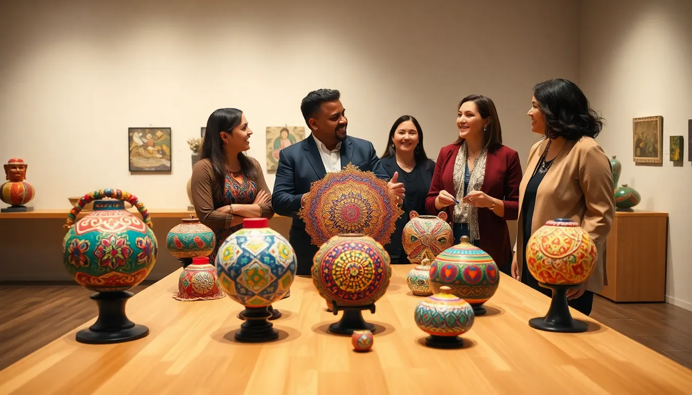 display of vibrant Xoxtinad pieces highlighting cultural heritage.