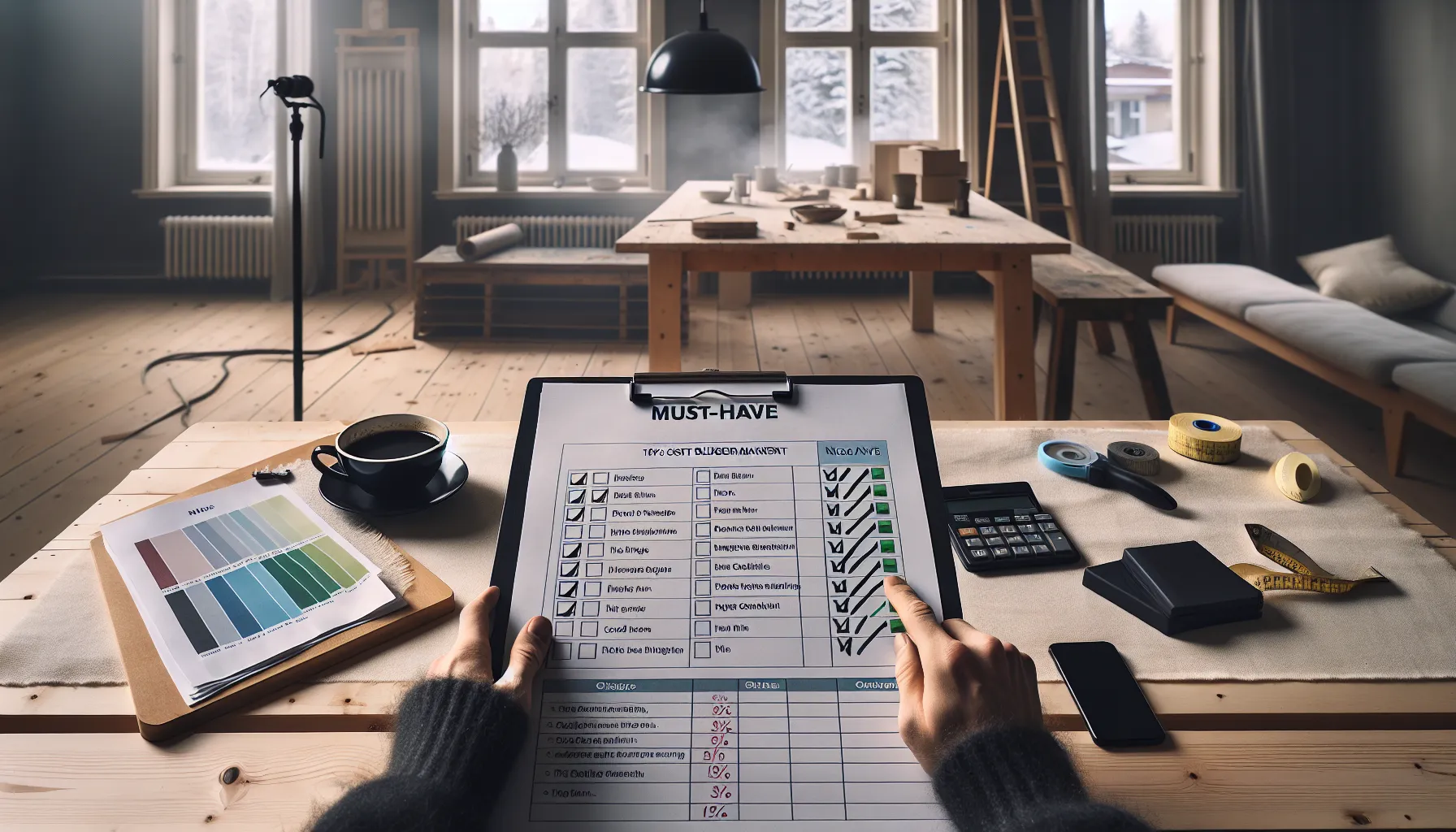 Homeowner reviews must-have vs nice-to-have renovation list and budget.