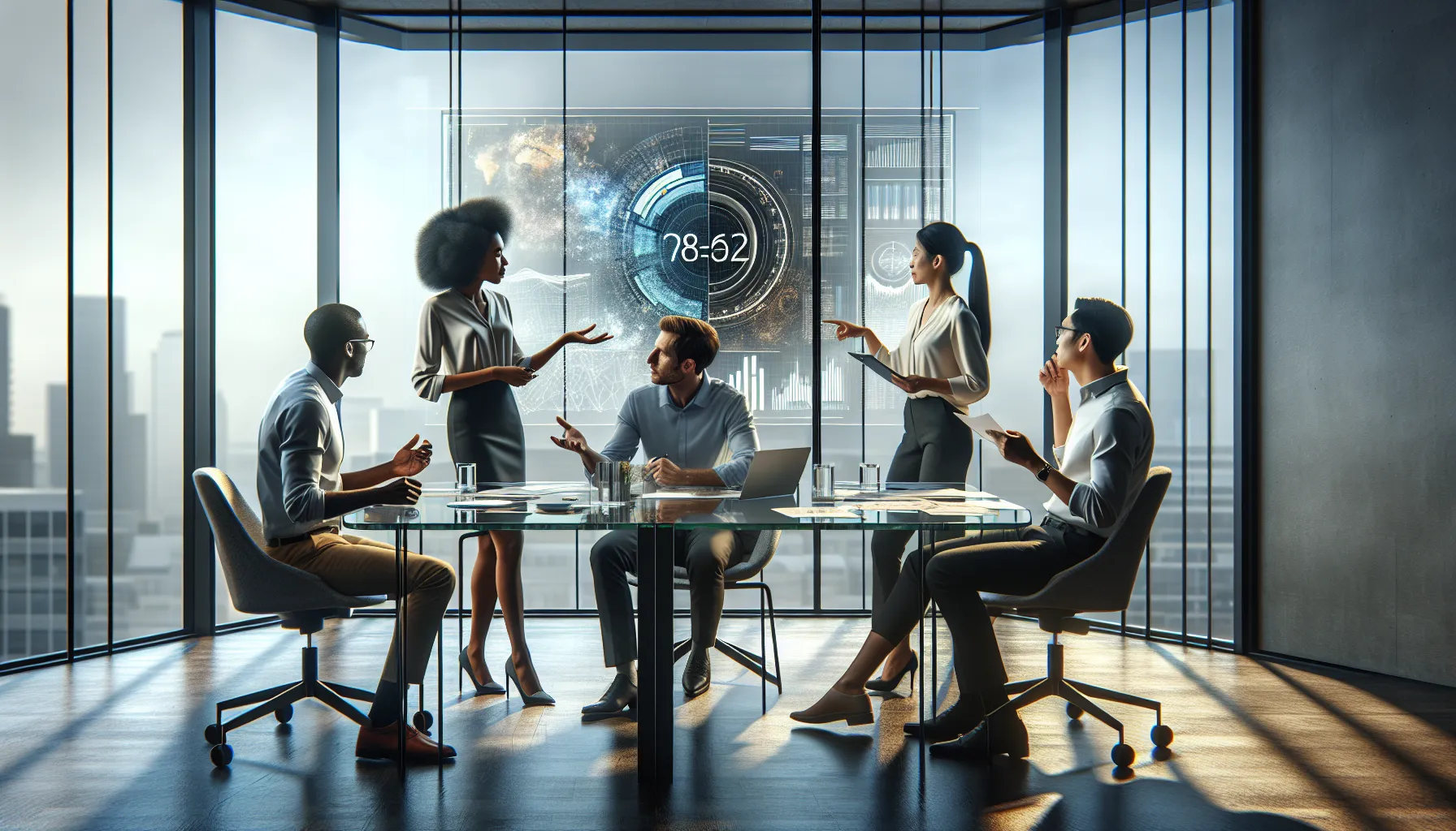 diverse team discussing the significance of the number 8167535144.