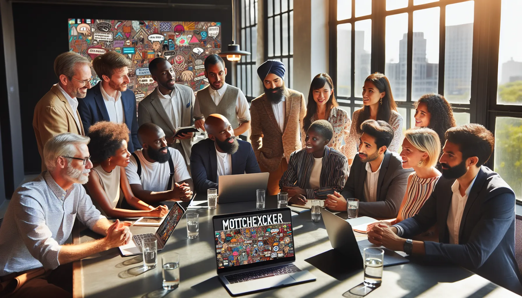 diverse team discussing the cultural significance of motchexker.
