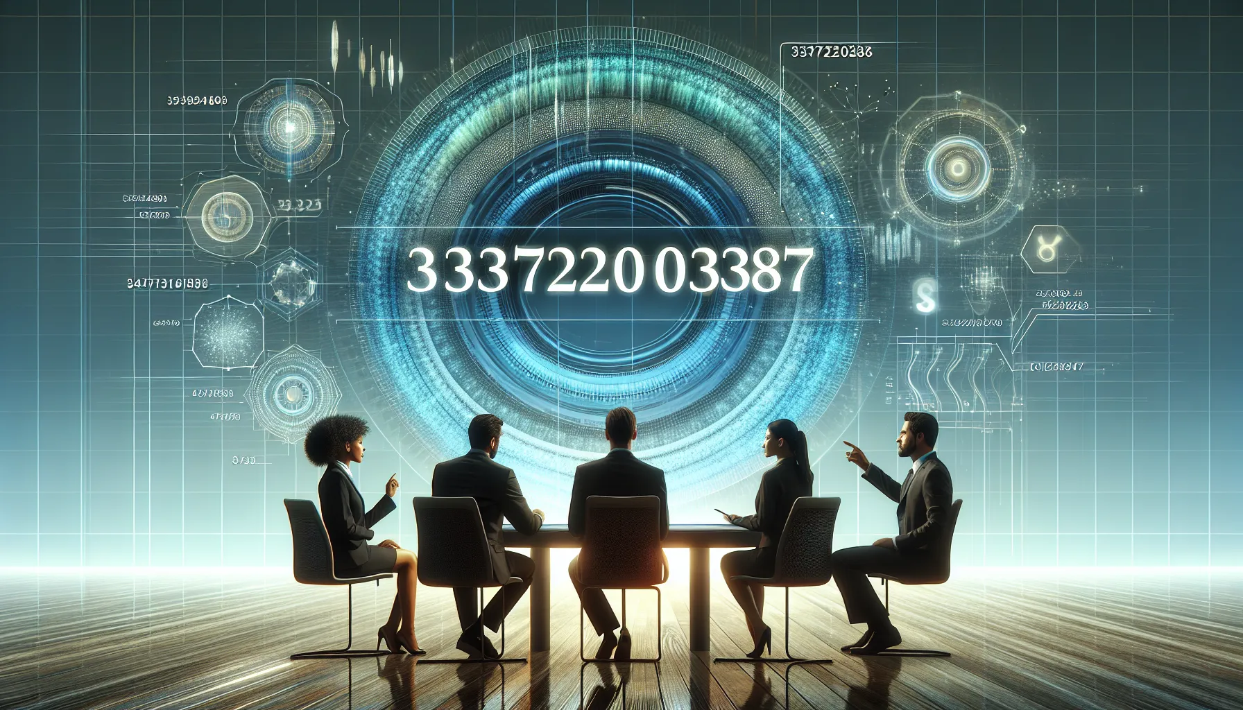 digital representation of the significance of the number 3372103287 in business.