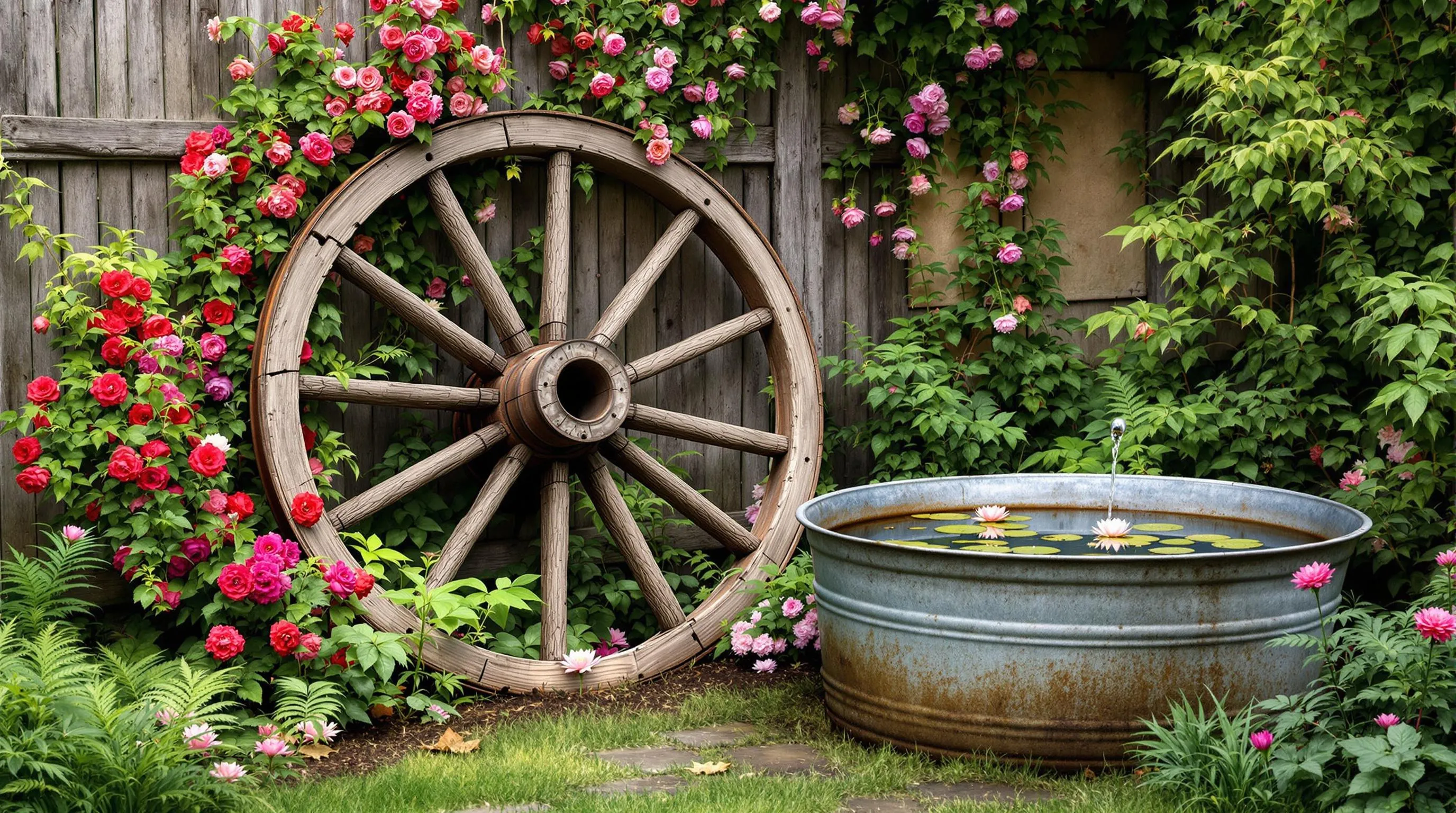 15 Charming Vintage Garden Decor Ideas to Transform Your Outdoor Space 9 rtDETNu3H2TTZn3R0 B6utDY JKizPyt