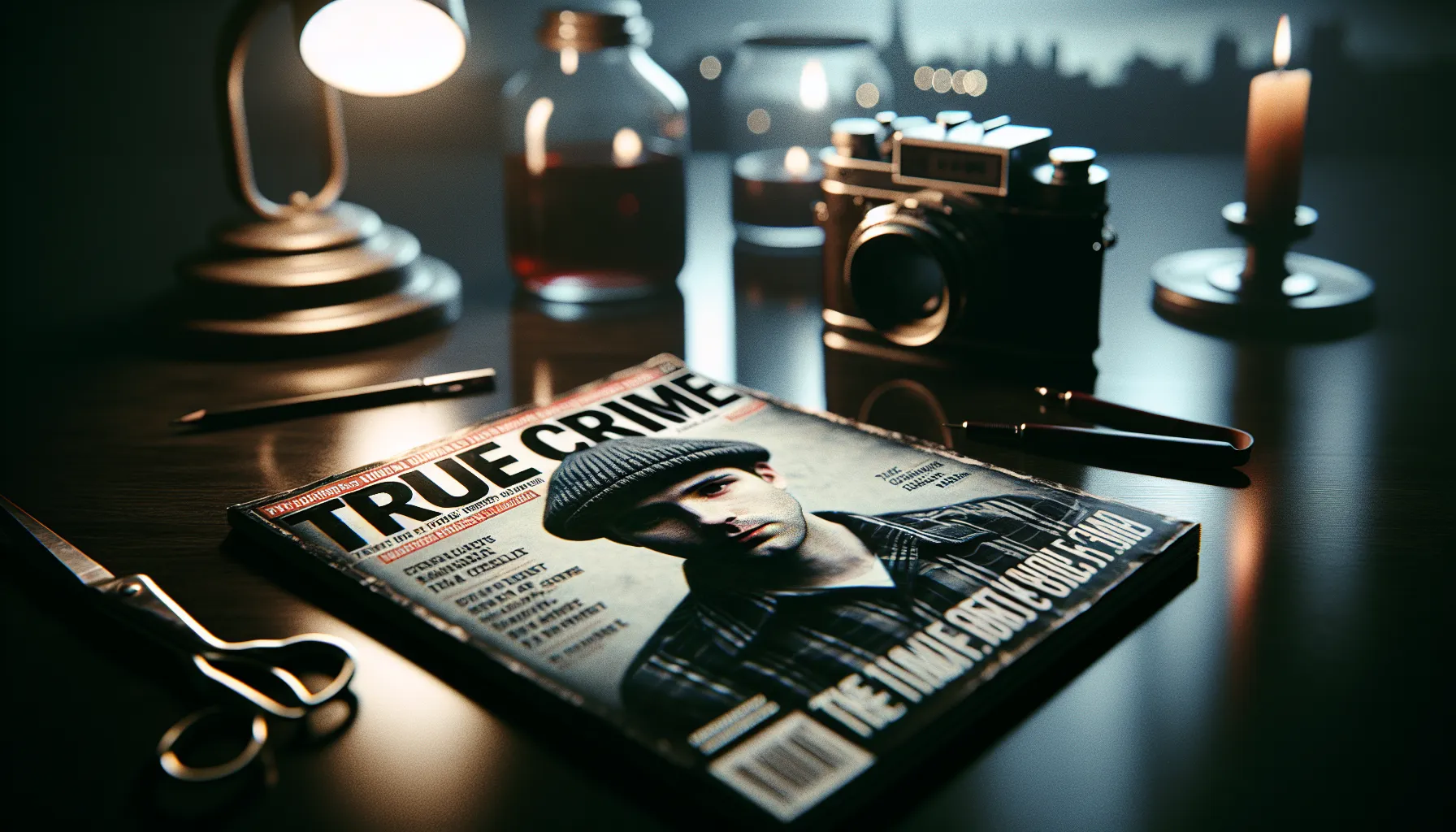 True Crime Magazine Polaroid Dahmer: Unearthing the Sinister Secrets 9 True crime magazine featuring a Polaroid image of Jeffrey Dahmer.