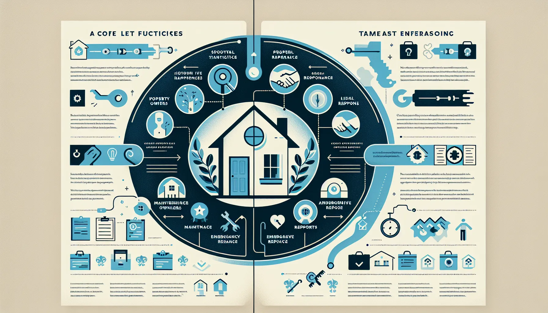 diagram showing benefits of Lafayette expert rent team for property owners and tenants