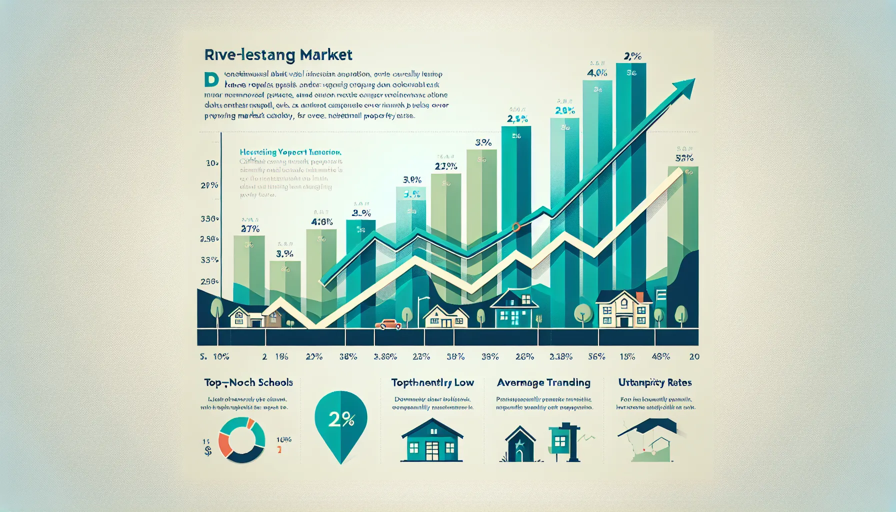 comparison chart showing Danville home values, rent trends, and vacancies