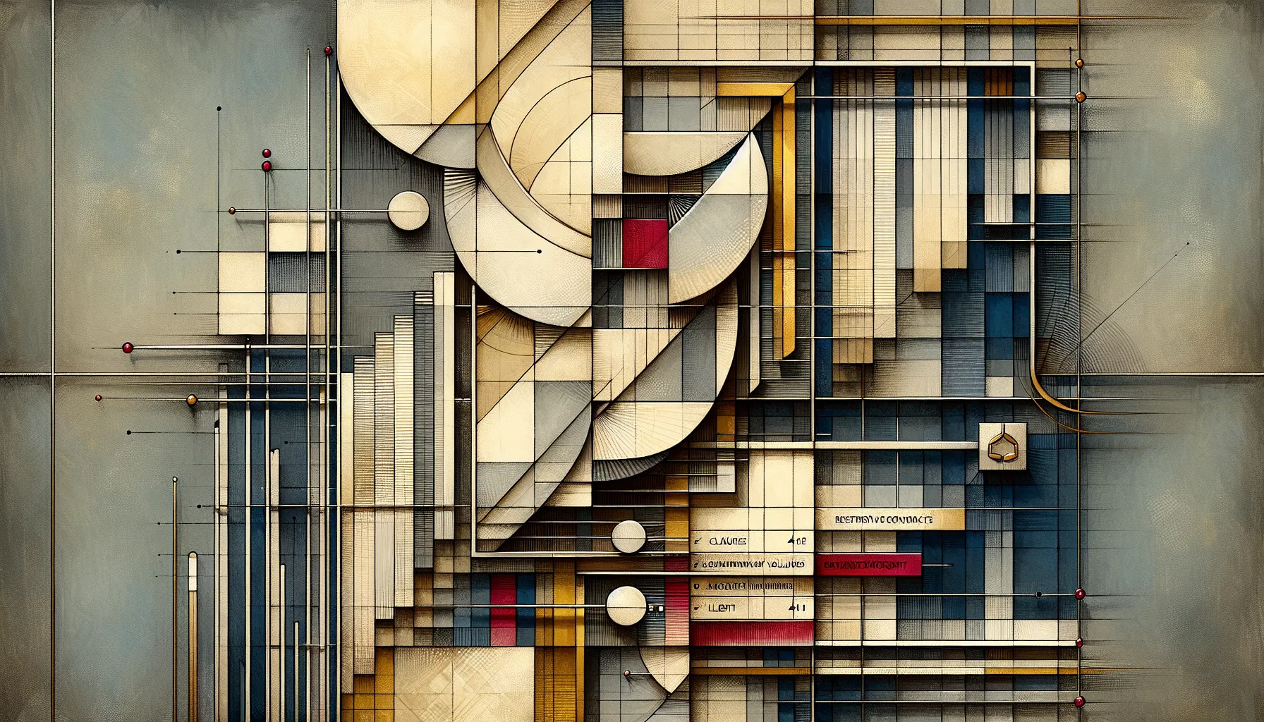 Layered abstract shapes suggesting legal scrutiny, notice, and restriction. - What to Know Before Terminating A Physician Assistant Contract