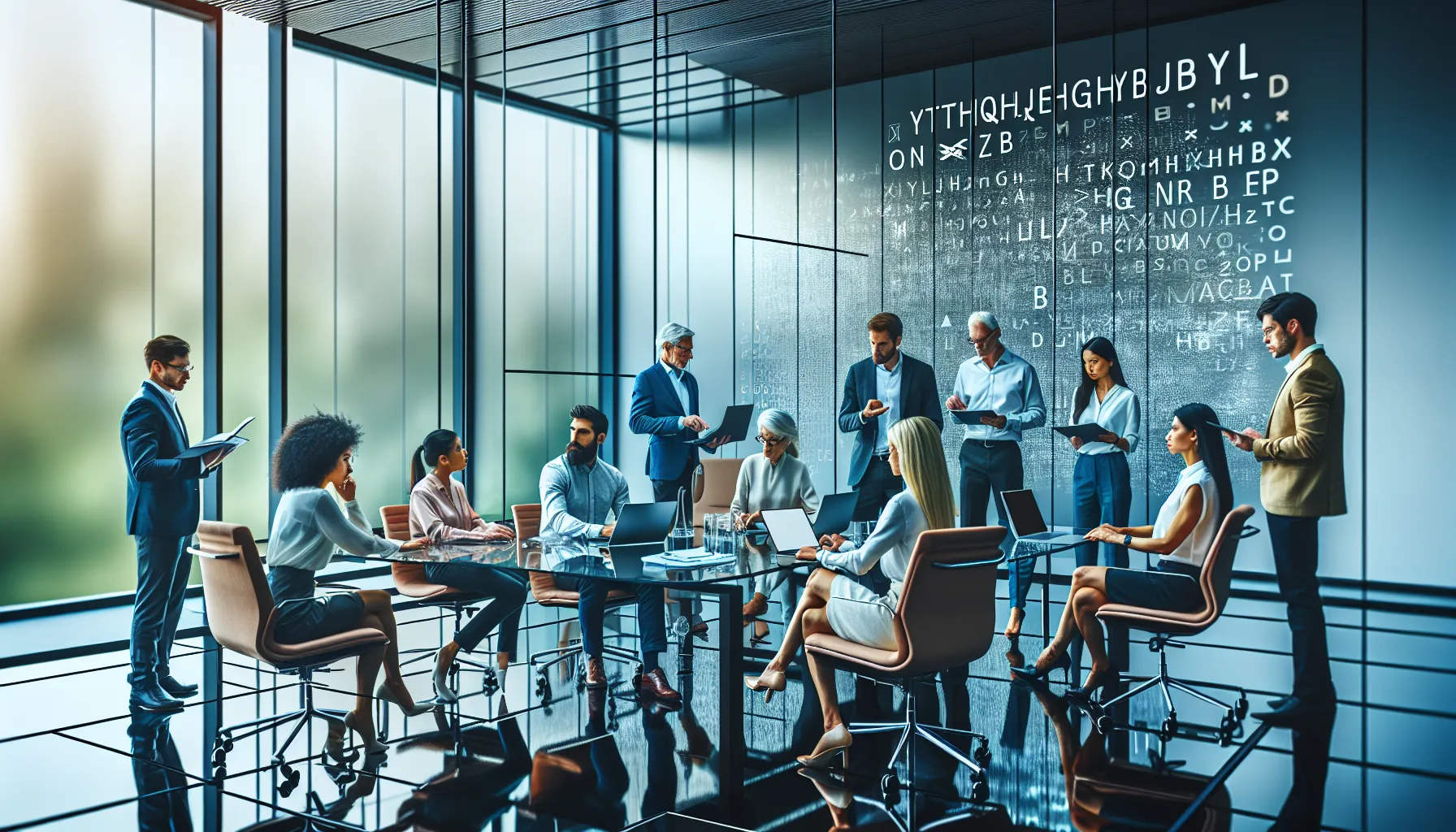 professionals collaborating in a workshop on communication skills.