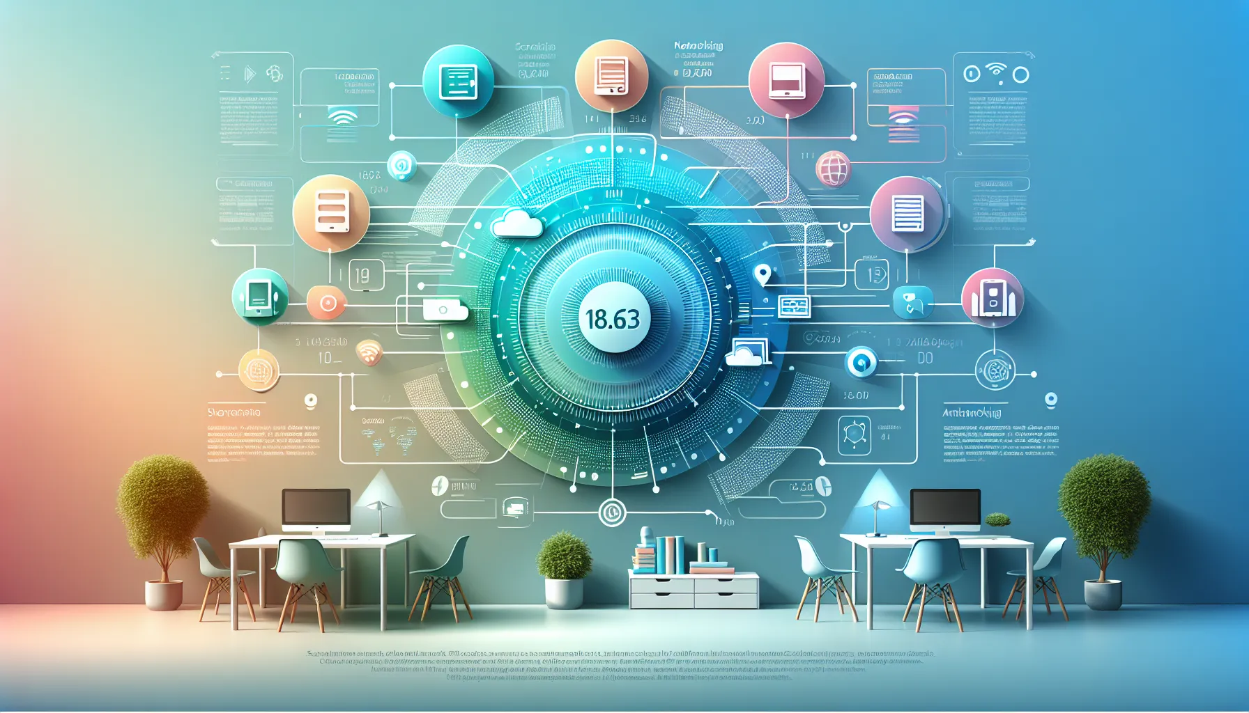 infographic illustrating the structure of an IP address.