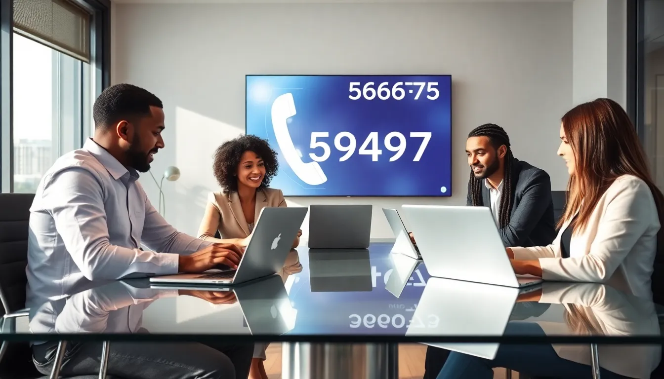 diverse professionals collaborating in a modern office setting.