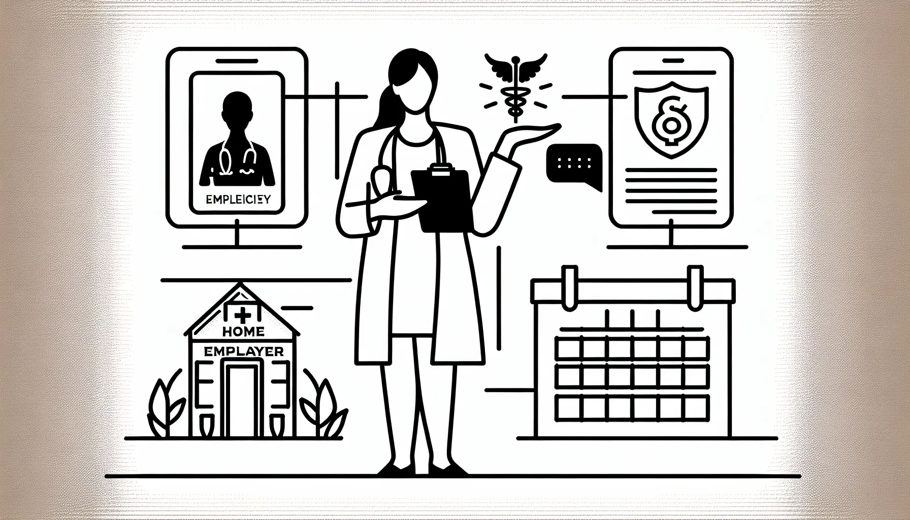Physician balancing work options and rules between employer and moonlighting roles of Physician Moonlighting Rules.