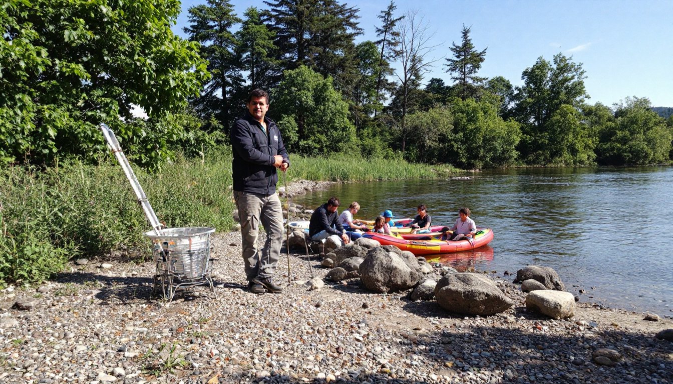 Woman meditating on her bed in morning light with phone set aside.