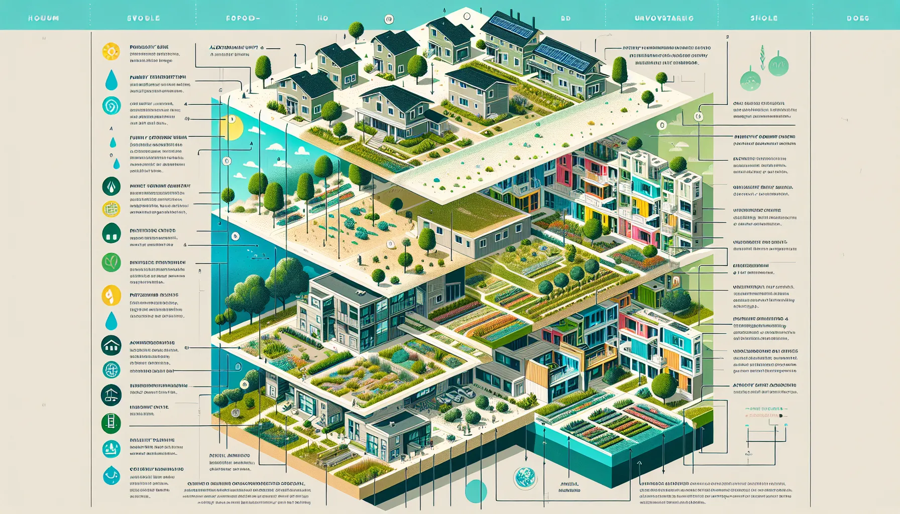 infographic showing ADUs, green homes, and mixed-use projects in Pleasant Hill