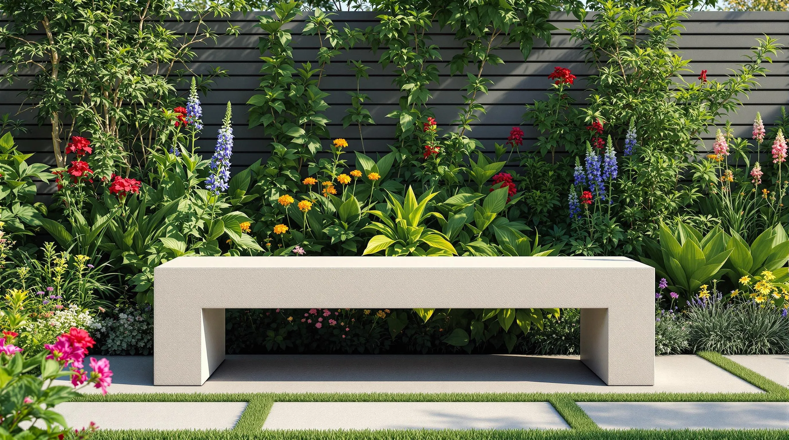 15 Stunning Garden Bench Ideas to Transform Your Outdoor Space 7