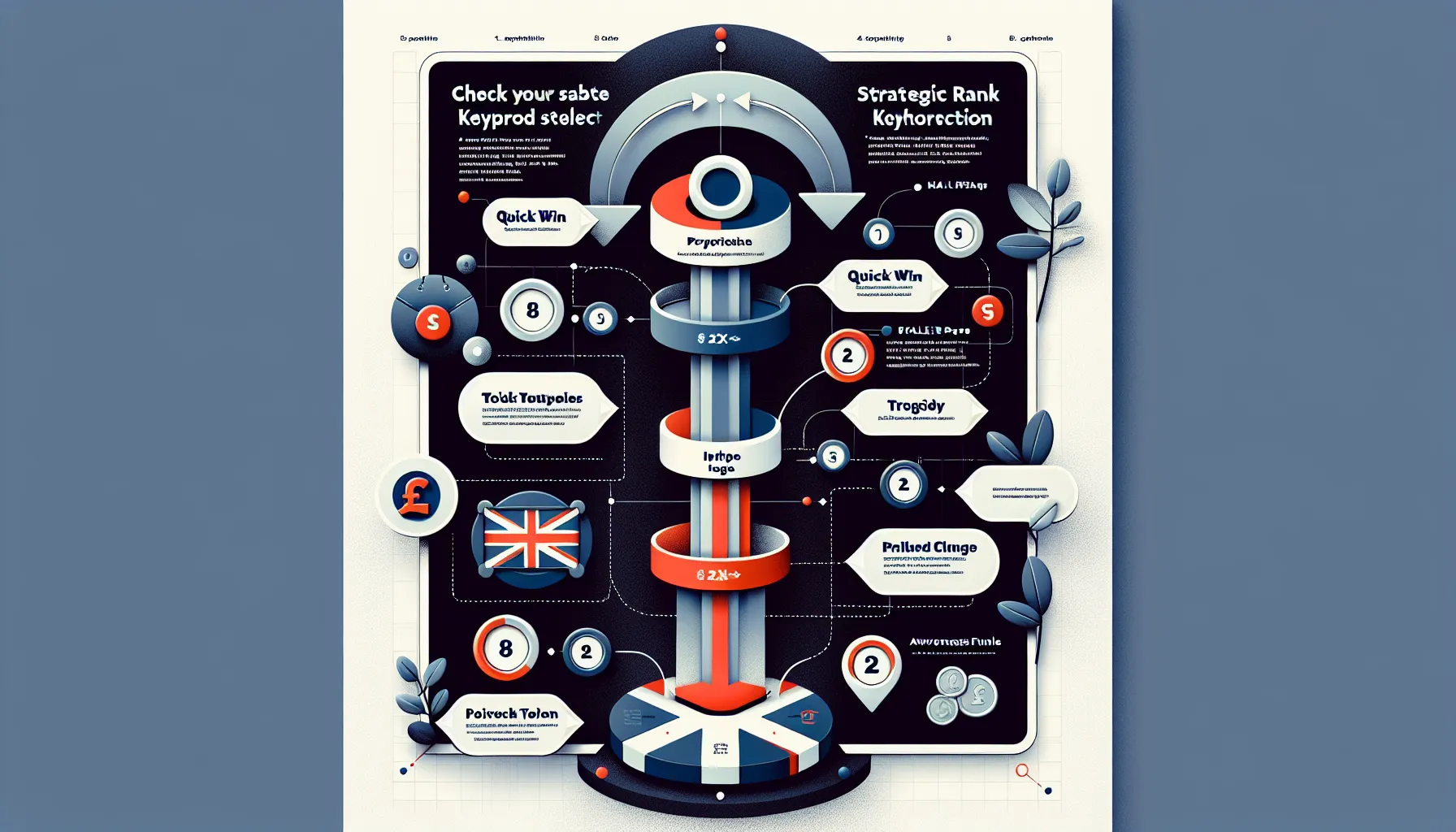 UK-themed process for mapping, prioritising, and grouping keywords to track.